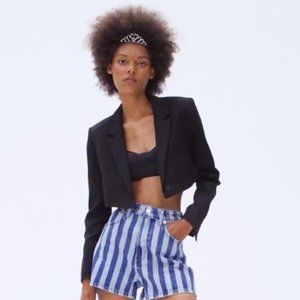 COPY - NWT Zara cropped black blazer